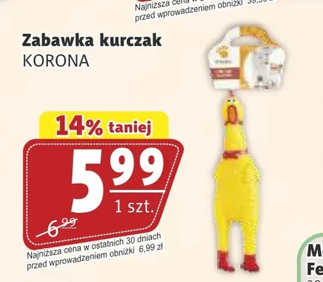Zabawka kurczak Korona promocja w Prim Market