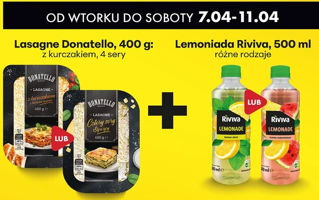 Lasagne z kurczakiem, 4 sery promocja w Biedronka