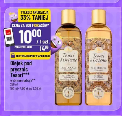 Olejek pod prysznic Tesori d'Oriente promocja w POLOmarket