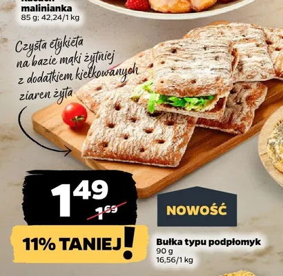Bułka typu podpłomyk promocja w Netto