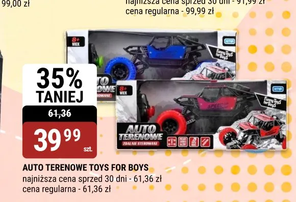 Auto terenowe Toys For Boys promocja w bi1