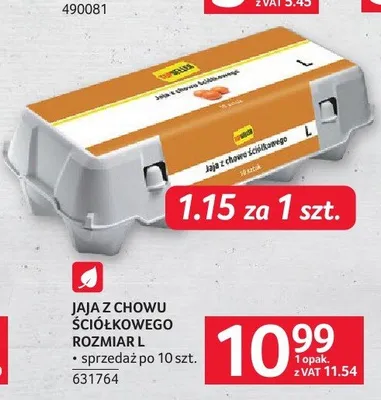 Jaja z chowu ściółkowego rozmiar L Topseller promocja w Selgros