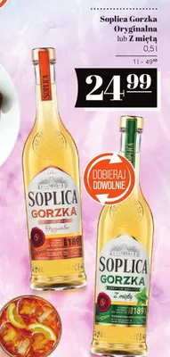 Napój alkoholowy Soplica Gorzka Z miętą promocja w POLOmarket