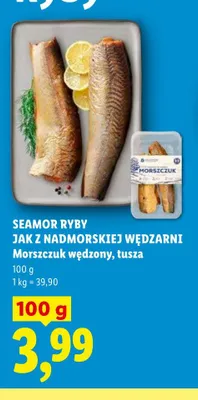 Morszczuk wędzony tusza Seamor promocja w Lidl