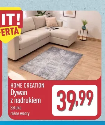 Dywan z nadrukiem Home Creation promocja w Aldi