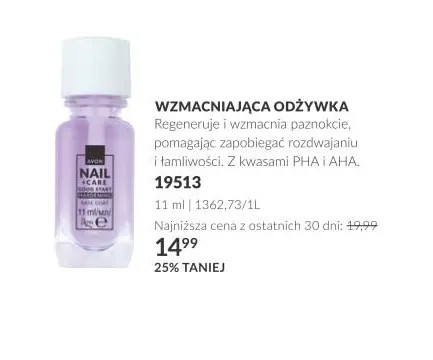 Wzmacniająca odżywka Avon promocja w AVON