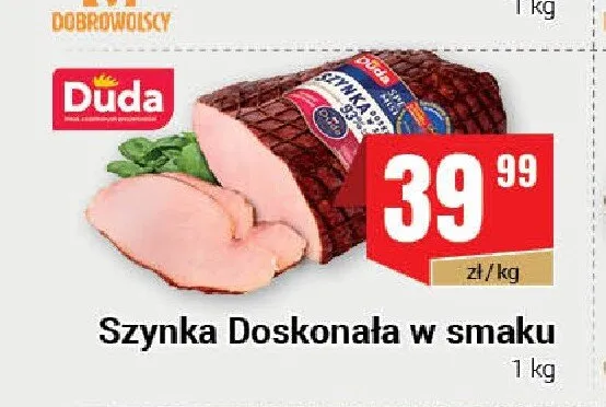 Szynka Doskonała w smaku Duda promocja w Premium Nasz Sklep