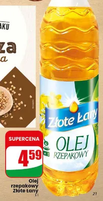 Olej rzepakowy Złote Łany promocja w Dino