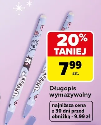 Długopis wymazywalny CoolPack promocja w Carrefour