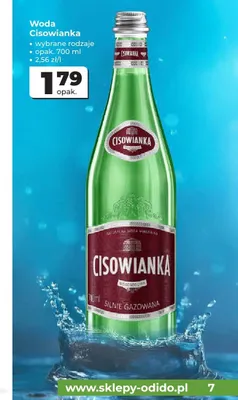 Woda Cisowianka promocja w Odido