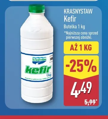 Kefir Krasnystaw promocja w Aldi