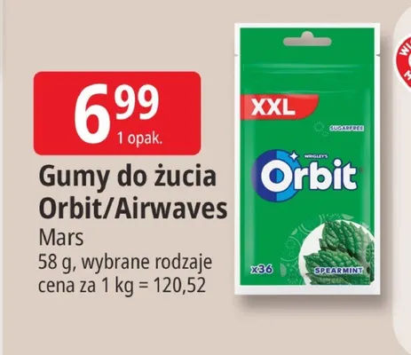 Gumy do żucia Airwaves promocja w Leclerc