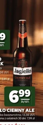 Piwo Jagiełło Ciemny Ale promocja w Stokrotka