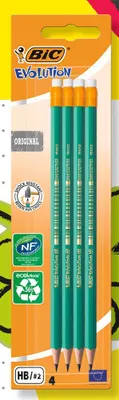 Ołówki HB BIC Evolution Original 4-pak promocja w POLOmarket