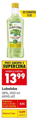 Wódka Konopie Siewne 0,2 l promocja w Biedronka