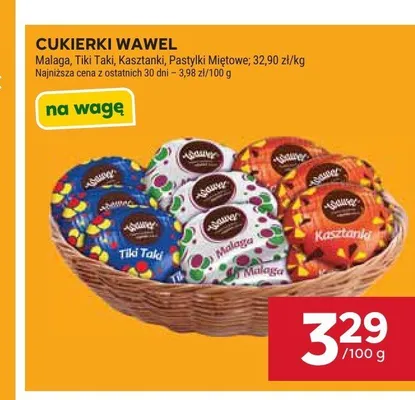 Cukierki Kasztanki Wawel promocja w Stokrotka