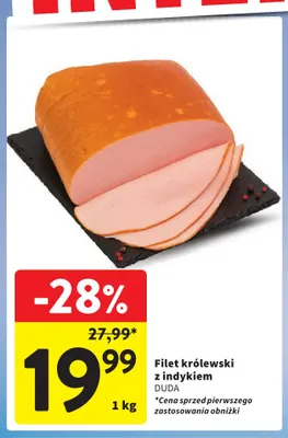 Filet królewski z indykiem Duda promocja w Intermarche