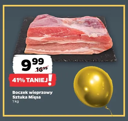 Boczek wieprzowy Sztuka Mięsa promocja w Netto