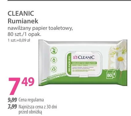 Nawilżany papier toaletowy promocja w Hebe