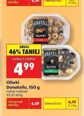 Oliwki zioła prowansalskie Donatello promocja w Biedronka