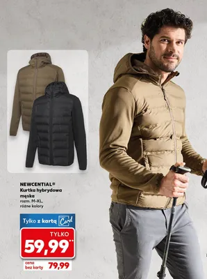 Kurtka hybrydowa męska Newcential promocja w Kaufland
