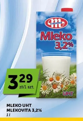 Mleko UHT Mlekovita 3,2% promocja w ABC