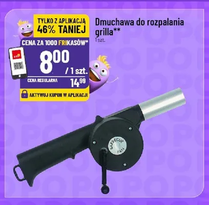 Dmuchawa do rozpalania grilla promocja w POLOmarket