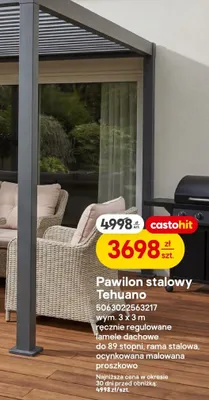 Pawilon stalowy Tehuano promocja w Castorama