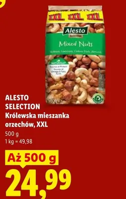 Królewska mieszanka orzechów XXL Alesto Selection promocja w Lidl