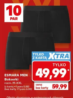 Bokserki 10-pak promocja w Kaufland