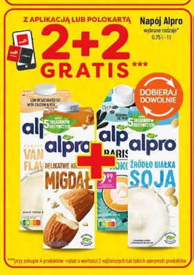 Napój migdałowy Alpro promocja w POLOmarket