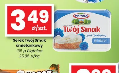 Serek Twój Smak śmietankowy Piątnica promocja w emma MARKET