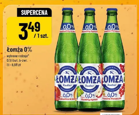 Piwo bezalkoholowe Łomża 0% promocja w POLOmarket