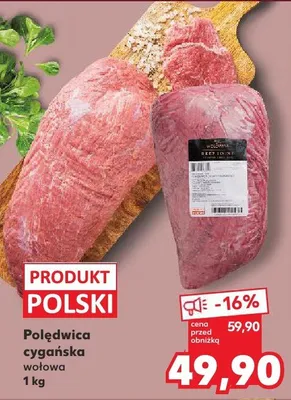 Polędwica cygańska wołowa promocja w Kaufland