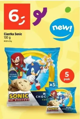 Ciastka Sonic promocja w Dealz