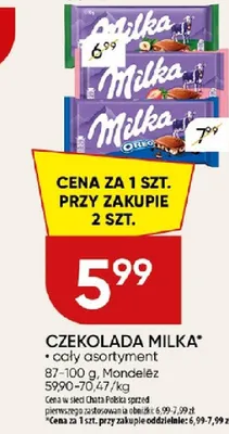 Czekolada Milka z orzechami laskowymi promocja w Chata Polska