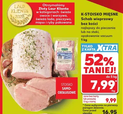 Schab wieprzowy bez kości K-Stoisko Mięsne promocja w Kaufland