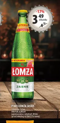 Piwo Łomża promocja w Arhelan