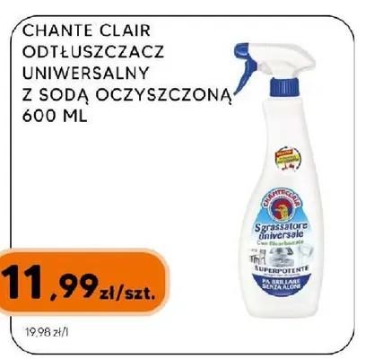 Odtłuszczacz uniwersalny z sodą oczyszczoną Chante Clair promocja w HIPPER.pl