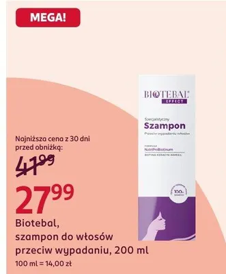 Szampon do włosów przeciw wypadaniu promocja w Rossmann