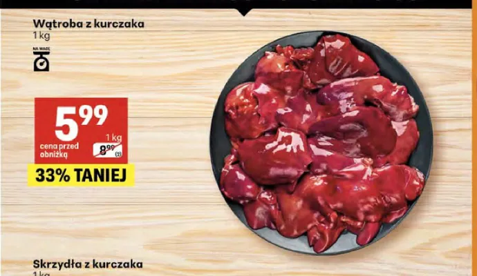 Wątroba z kurczaka promocja w Delikatesy Centrum