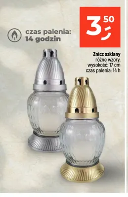 Znicz szklany 512 44h promocja w Dealz
