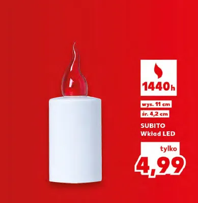 Wkład LED Subito promocja w Kaufland