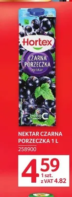 Nektar czarna porzeczka Hortex promocja w Selgros
