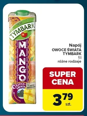 Napój Tymbark Owoce Świata Mango promocja w Globi