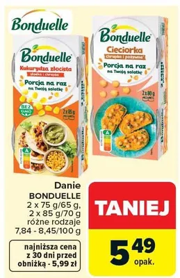 Danie porcja na raz promocja w Carrefour Market