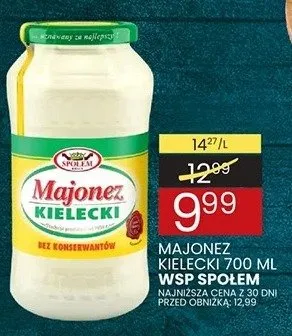 Majonez Kielecki WSP Społem promocja w Wafelek