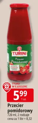 Przecier pomidorowy promocja w Leclerc