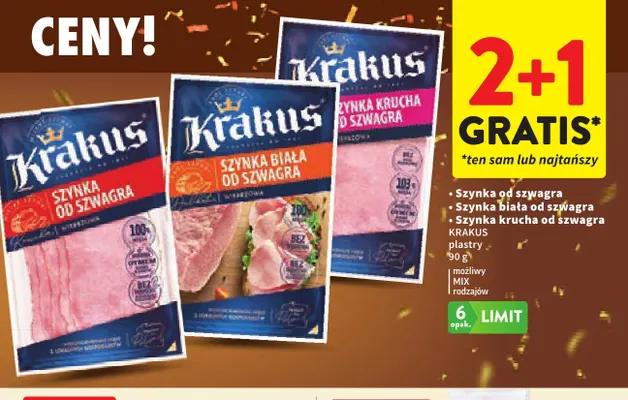 Szynka od szwagra Krakus promocja w Intermarche
