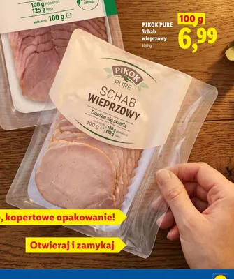 Schab wieprzowy Pikok Pure promocja w Lidl